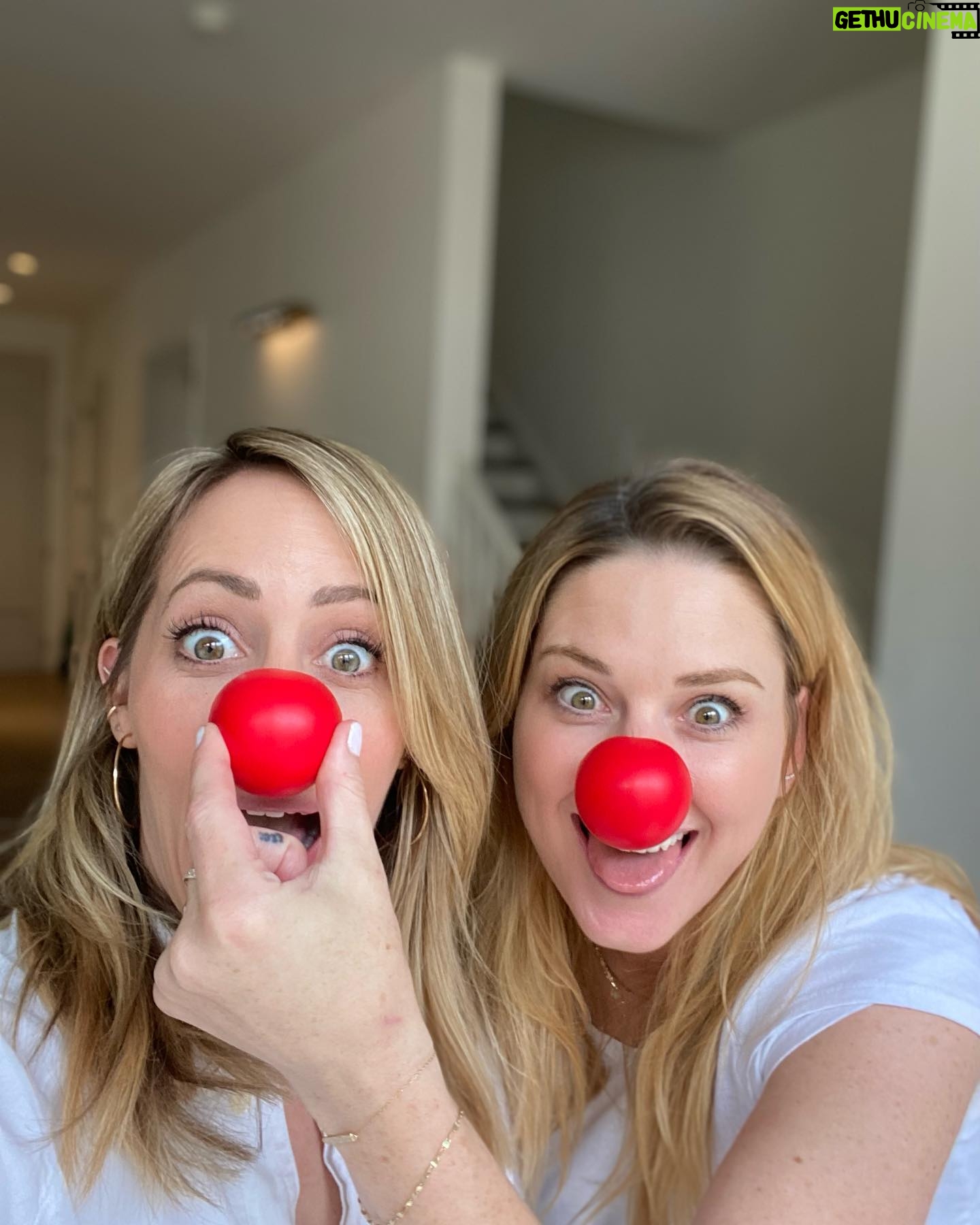 Alexandra Breckenridge Instagram - We’re celebrating #RedNoseDay with our friends at @ComicReliefUS. Donate today at rednoseday.org to support programs that help break the cycle of poverty and ensure children are healthy, safe, educated, and empowered. #rednoseday #comicreliefus #noseson