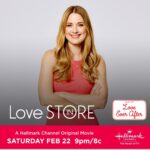 Alexandra Breckenridge Instagram – Tonight! On @hallmarkchannel 
9pm watch Love in store ❤️ @robertearlbuckley 
#hallmark