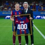 Alexia Putellas Instagram - Homenatge als 4️⃣0️⃣0️⃣ partits d’Alexia com a blaugrana! Felicitats i que en siguin molts més 🙌