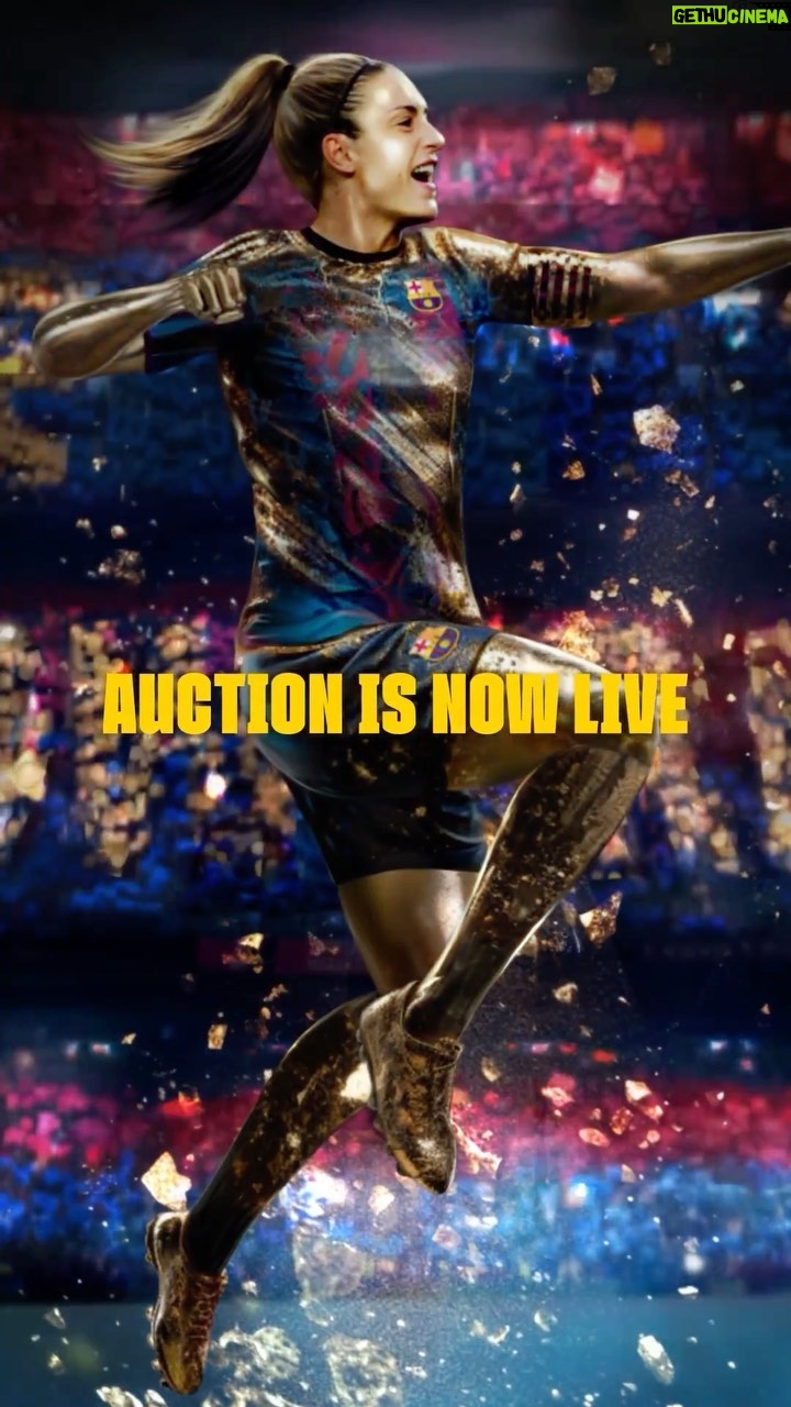 Alexia Putellas Instagram - 🕒 The countdown begins. A new masterpiece unfolds. Be part of the movement and seize the opportunity to own a piece of empowerment. Hurry, the auction is open for 48 hours only! ✨