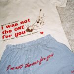 Alexis Jayde Burnett Instagram - surprise!!! “NOT THE ONE FOR YOU” merch will be on sale tomorrow morning 10am PST 1pm EST! Perfect Christmas gift;) designed by my best friend @jamesgersh 🤍 my fav boxers and tshirt EVER🫀🫀🫀
