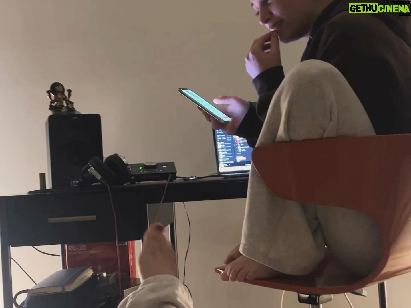 Alexis Jayde Burnett Instagram - here is some bts of making the 3 songs!! every single one of these videos makes me laugh and brings me so much joy - i get to work with some of my fav people and i can’t believe this is my job🤭 enjoy, hope ur liking the project :)