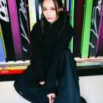 Ali Lee Instagram – Dear winter, feel free to stick around, the mountains were calling my name.🏂

#Balenciaga 
#BalenciagaSkiwear
#ALife