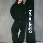 Ali Lee Instagram – Dear winter, feel free to stick around, the mountains were calling my name.🏂

#Balenciaga 
#BalenciagaSkiwear
#ALife