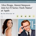 Alice Braga Instagram – Dark Matter is a book that deeply moved me. Its an honor to join this amazing writer @blakecrouch1 , cast and producers to tell this story. 
Joel Edgerton has been one of my favorite actors for many years now. Dreams do come true. Here we go.
🤍⚡️
•
Dark Matter é um livro que mexeu bastante comigo. Uma honra trabalhar com esse escritor, com esse elenco e produtores.
Joel Edgerton é um dos meus atores favoritos faz muitos anos. Sonhos podem sim se tornar realidade. Simbora.