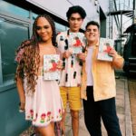 Alice Oseman Instagram – While I was on set this season, I was able to gift some copies of Vol 5 to the wonderfully talented and hardworking cast of @heartstopper (including some not pictured here)! Massive thank you to this lovely lot for letting me bother you with photo requests while you were all very tired and working very hard. Vol 5 will be coming to life in season 3! 📚