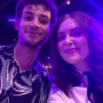 Alice Oseman Instagram - Very very very honoured to have been nominated for a BAFTA for Heartstopper!!! As you can see I was very excited to be there tonight 🥹 and as always so thankful to have my Heartstopper co-parent @patwalters__ with me!! Big thanks to @chadmaxwellhair and @andrianimakeup for making me look and feel wonderful 🥰