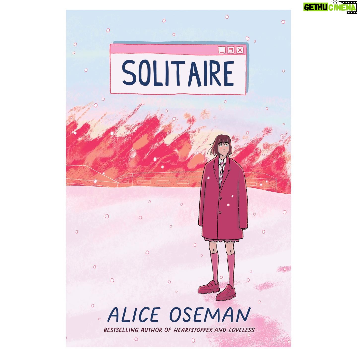 Alice Oseman Instagram - it’s her… the firstborn… my sad 2011 tumblr girl… Tori Spring lives on ❄️🔥 SOLITAIRE will be rereleased in the US/Canada in 2023 by @ireadya, with a cover designed by me! You can preorder now!!