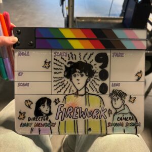 Alice Oseman Instagram - Heartstopper S3 is wrapping TODAY! 🎬

We have a few more hours of our final day to get through, but I wanted to express how deeply grateful I am to the cast and crew for their hard work, dedication, skill and endurance over the past 11 weeks, and for once again bringing a season of Heartstopper to life. Season 3 takes Heartstopper into uncharted territory and it presented a range of new challenges for our cast and crew, but everyone did the most incredible job and I am so excited to share what we’ve all been working on.

Now back to our final shooting day of this season… 🌊