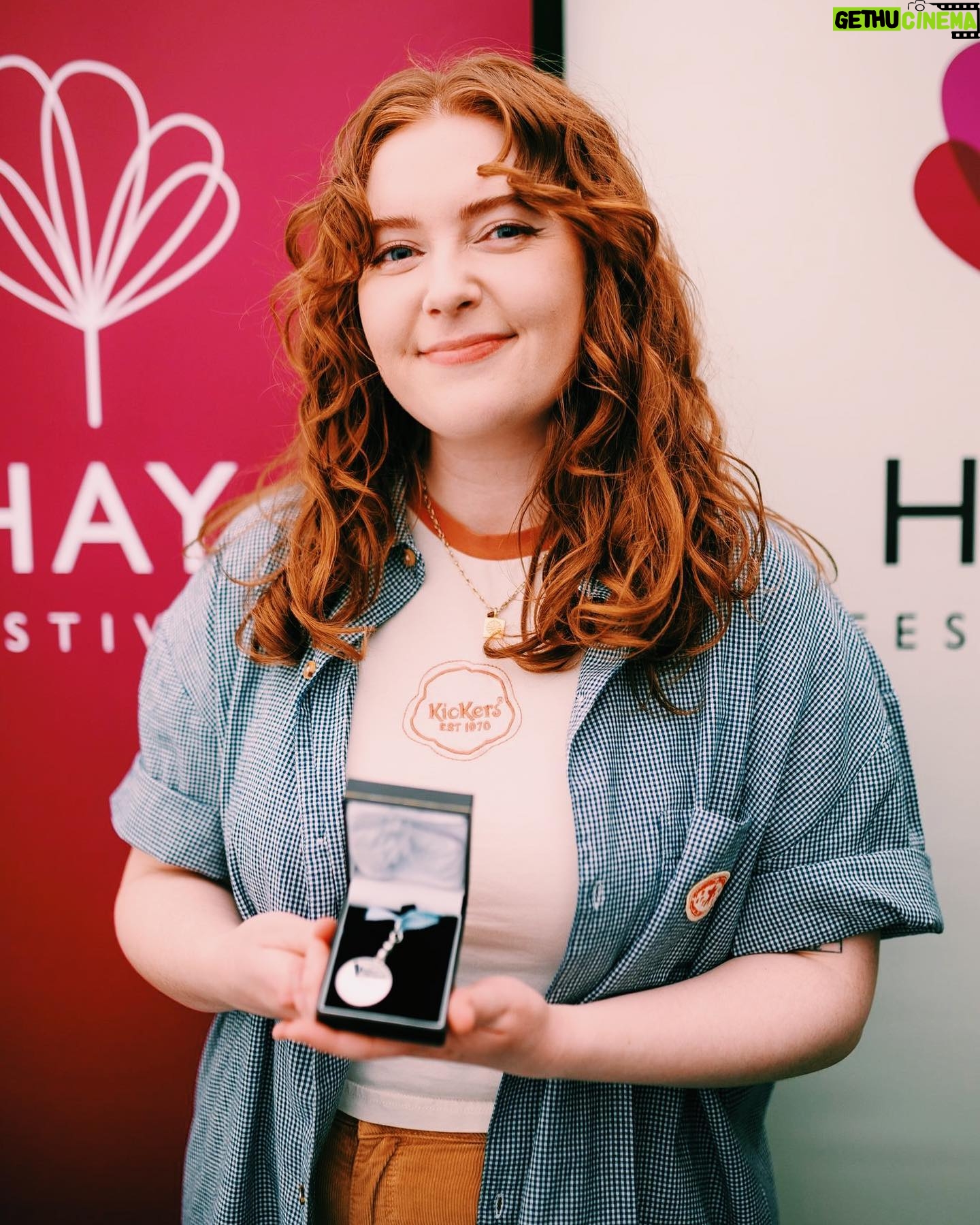 Alice Oseman Instagram - Thank you for having me, @hayfestival!! I especially loved getting to briefly hang with a couple of the loveliest bookish people in town, @jackbenedwards and @fictionalfates 💖 I also met someone whose actual name is Nicholas Nelson and that made me very happy! Thank you to everyone who came along to see me!!
