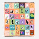 Alice Oseman Instagram – announcing the brand new @aliceoseman x @queerwasalwayshere limited edition t-shirt! only available until december 21st.

the design is a sort of pride quilt, with each square containing a little bit of queer joy and history. 

100% of profits go to supporting lgbtqia  refugees and displaced people via @chooselove 

also available in black and as a hoodie at the link in our bio 🌈