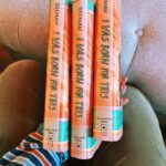Alice Oseman Instagram - I WAS BORN FOR THIS is out now in the US and Canada!!! I adore this book and I had so much fun writing it, and now, four years later, it returns with a cover designed by me!! The more time that goes on, the more I see of real person fandom behaviour, and the more I’m introduced to the world of TV and celebrity, the more thoughts I have about these characters and this story and where it could lead. Maybe someday I’ll get to return to them! But until then, here it is, including a bonus short story I wrote early this year about Rowan and Lister called GHOSTED. I hope you enjoy it!! 🧡🎸🌧