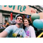 Alice Oseman Instagram - So grateful to the heartstopper family and all the wonderful people I got to hang out with today!!! Happy Pride!