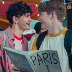 Alice Oseman Instagram - Heartstopper S2 first look!!!! who’s ready for a summer of love and drama and awkwardness and kissing and paris and parties and deep chats!!! 🍂🇫🇷