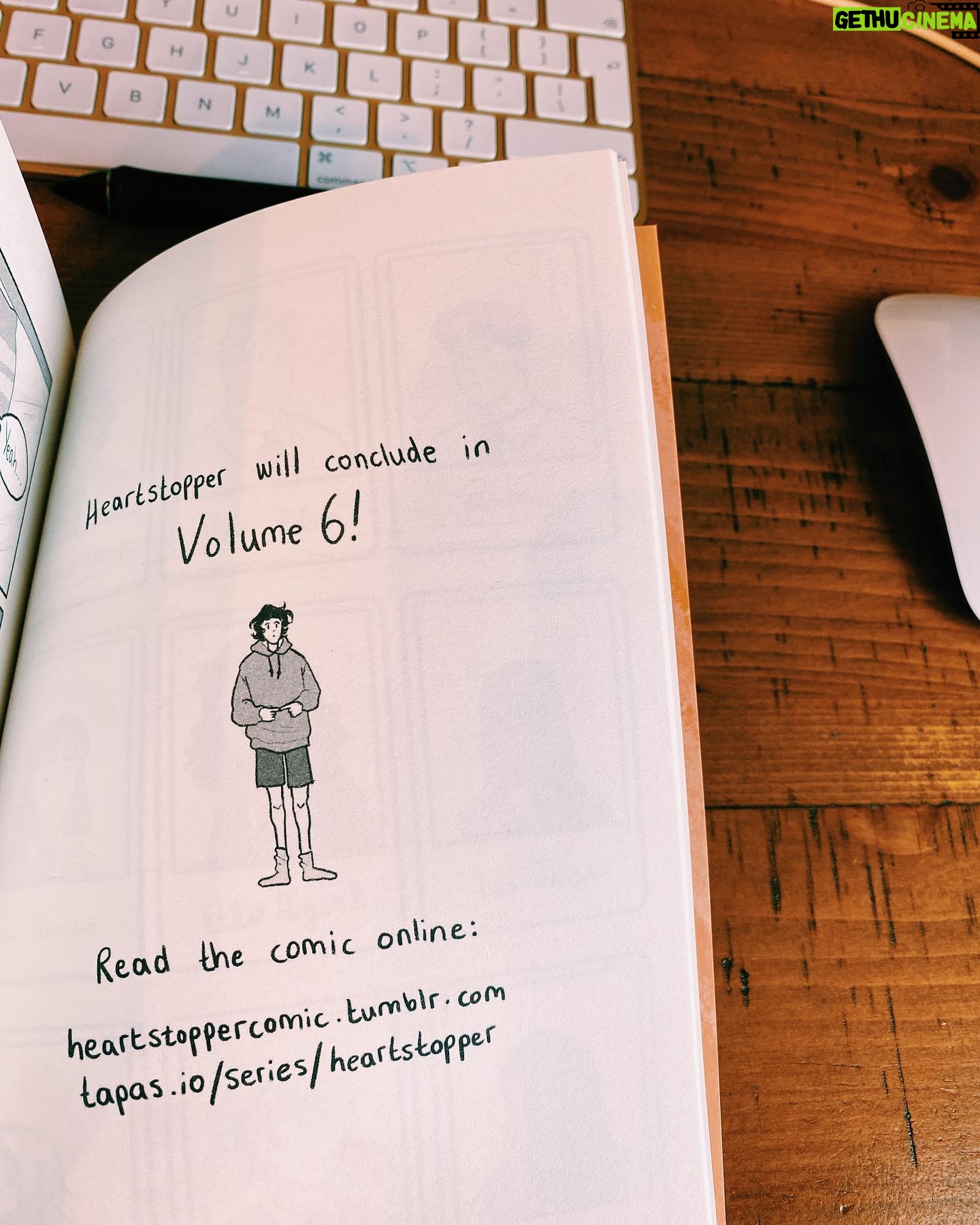 Alice Oseman - 532.9K Likes - I have Volume 5 in my hands!!!! I’d forgotten what it feels like to hold a new book of mine 🥹 Not long until Vol 5 is released! December 7th!!!
