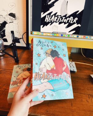Alice Oseman Instagram - I have Volume 5 in my hands!!!! I’d forgotten what it feels like to hold a new book of mine 🥹 Not long until Vol 5 is released! December 7th!!!