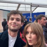 Alice Oseman Instagram - We may not have triumphed over Paddington and the queen… but we still had a fun time at the BAFTAs 🥹 Huge thanks to @andrianimakeup and @chadmaxwellhair for the makeup and hair!! And thanks to @wearewildfang for sending me this excellent suit 🩷