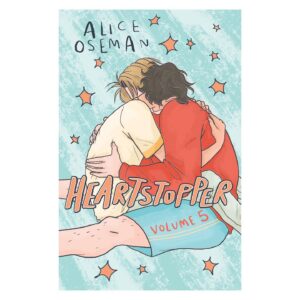 Alice Oseman Instagram - HEARTSTOPPER VOLUME 5! I am soooo excited to share this cover with you!! It’s been a long time coming! I am in love with how this one turned out. Vol 5 is out in December and you can preorder now! 🍂💖🌈🐶🏉