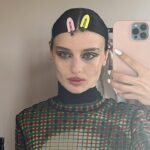 Alice Pagani Instagram – I’m grateful for the time I have spent in England. 🇬🇧
1 backstage of @cap74024 
2 rainbow from my flat 
3 Punk-princess at the @printworkslondon 
4 Blood in the wall
5 People dancing Melodic Techno 
6 My Roman family in London 🫶🏻
7 I haven’t seen snow in many years
8 My cousin and I are typical London tourists 
9 walking in Soho at night