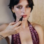 Alice Pagani Instagram - Special moment with @armanibeauty in Venice before going at the Armani Privè show. ✨ #makeup #Armanibeauty #adv