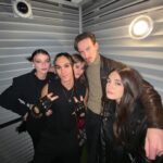 Alice Pagani Instagram - I’m grateful for the time I have spent in England. 🇬🇧 1 backstage of @cap74024 2 rainbow from my flat 3 Punk-princess at the @printworkslondon 4 Blood in the wall 5 People dancing Melodic Techno 6 My Roman family in London 🫶🏻 7 I haven’t seen snow in many years 8 My cousin and I are typical London tourists 9 walking in Soho at night