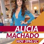 Alicia Machado Instagram - Mi gente Bella! Nos vemos esta tarde ⏰ Como conductora invitada! En el show número uno ☝🏻 de la TV 📺 hispana @telemundo @telemundorealities @telemundoseries #Repost from @lamesacaliente • 🔥 ¡#HoyEnLaMesaCaliente #AliciaMachado de presentadora! 🔥 ¡No te pierdas sus puntos de vista sobre los temas más candentes! 👉 3PM/2C por Telemundo 🔥