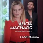 Alicia Machado Instagram – Seguimos en plataformas con este #juegodementiras🎬 un gran #TBT❤️ La Súper serie de @telemundo @telemundoseries La Senadora Edwards. #actresslife🎥 
Nuevos retos, nuevas historias coming soon 🔜 
#aliciamachadoactress #actorslife #series 
Disponible ya en @vix @vix