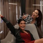 Alicia Machado Instagram - Esta noche los espera La Senadora #alejandraedwards 10pm 9C Por @telemundo Repost from @telemundoseries • ¡Llegó el viernes! 🤩 Mira cómo se divirtió el elenco de #JuegoDeMentiras detrás de cámaras y no te pierdas esta noche un capítulo IMPACTANTE a las 10PM/9C por Telemundo 🎬 🎥 #JDM