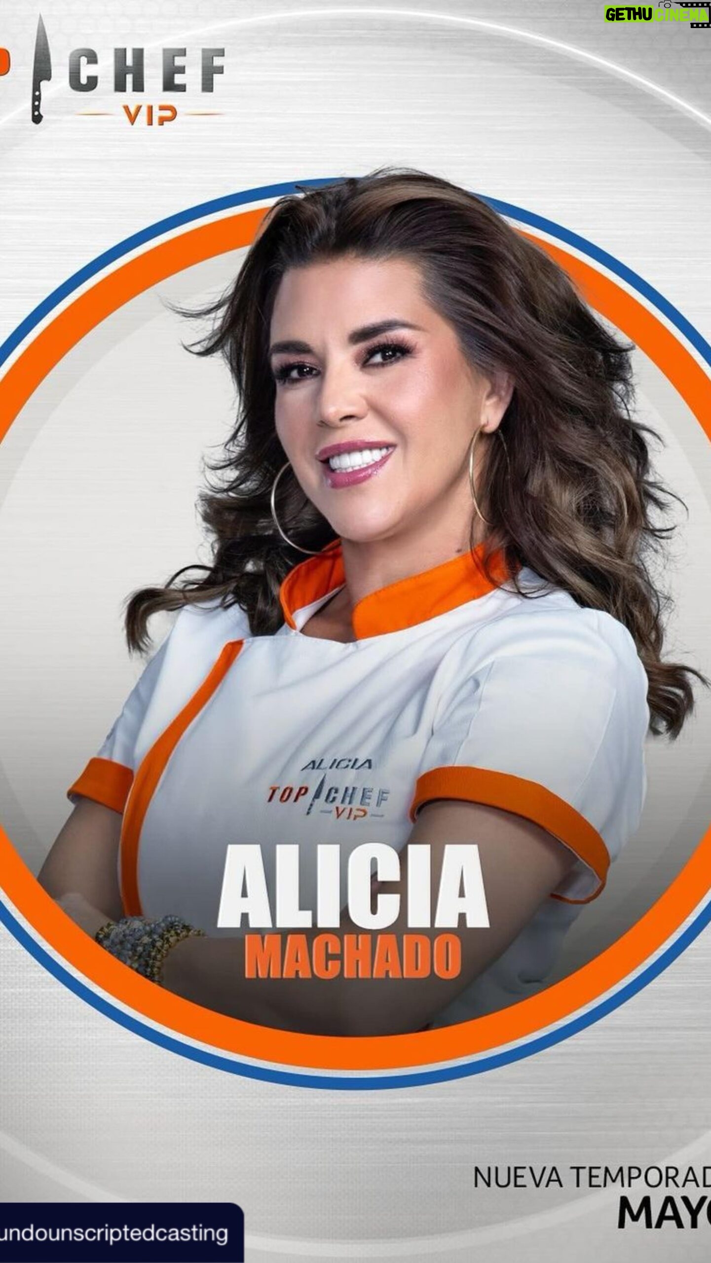 Alicia Machado Instagram - Estamos calentando motores para llevarte El Nuevo Reality show de @telemundo @telemundorealities @nbcutelemundo #topchefvip No se pierdan la competencia de cocina más Extrema de la televisión 📺