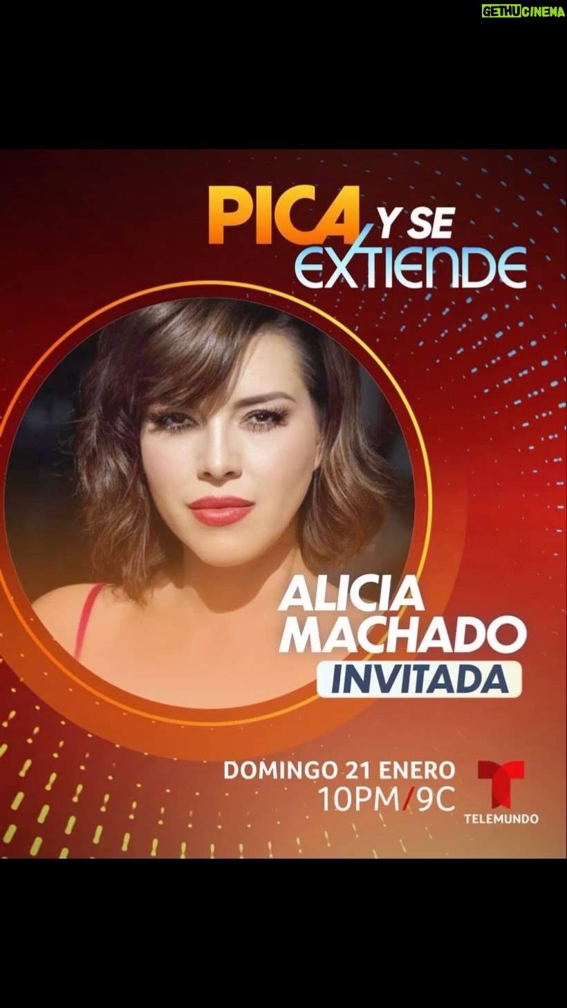 Alicia Machado Instagram - Mi gente nos vemos este Domingo a las 10 🕙 pm un súper especial Camino a #LCDLF4 solo por @telemundo @telemundorealities @lamesacaliente El canal de los Realities más esperados de la televisión hispana 🥇❤️