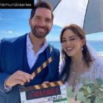 Alicia Machado Instagram - Estamos felices 🙂 De este gran estreno solo por @telemundo #Repost from @telemundoseries • Estas sonrisas sí que no mienten 😃 Todos bien felices en el set de #JuegoDeMentiras porque ya falta muy poco para el ESTRENO 🎬 ¡Nos vemos el martes 7 de marzo, a las 10PM/9C por Telemundo! #JDMBts
