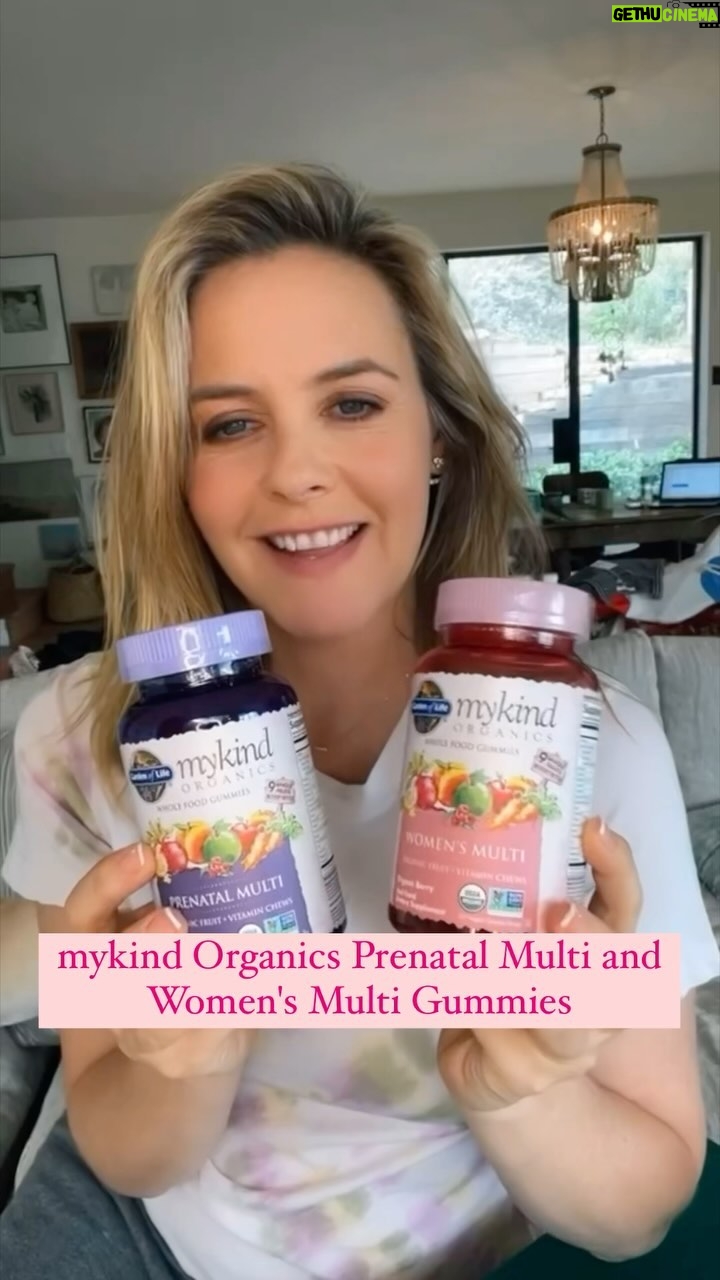 Alicia Silverstone Instagram - Fun fact: Did you know the reason I started #mykindOrganics was when I was pregnant with Bear? It’s true! I’ll have to share more sometime, but long story short... there just weren’t any great options for us mamas! That’s where mykind Organics comes in. These prenatal gummies are a delicious treat. The best part? You can tell exactly what you are getting just by reading the label. No hidden ingredients... no fillers… certified organic... vegan... no binders... all 100% natural deliciousness! Order now on Amazon or wherever your local vitamins are sold. #vitamins #vegan