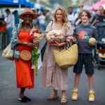 Alicia Silverstone Instagram - A day spent at the Farmer’s Market with these beautiful peeps is a day well spent. 💛☀️☺️