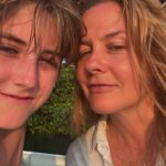 Alicia Silverstone Instagram - Still thinking about our bioluminescence boat trip experience… it was magical! 🛥️ Bear has decided he loves boats… and so does mama 😂🥰 We enjoyed the relaxing beautiful ride and then bopped around in the ocean bathtub for an hour while we watched the sun go down. Once it was dark we took the boat to the spot for the bioluminescence. It was so wonderful. I felt like a child watching my skin glow like magic. ❤️