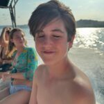 Alicia Silverstone Instagram - Still thinking about our bioluminescence boat trip experience… it was magical! 🛥️ Bear has decided he loves boats… and so does mama 😂🥰 We enjoyed the relaxing beautiful ride and then bopped around in the ocean bathtub for an hour while we watched the sun go down. Once it was dark we took the boat to the spot for the bioluminescence. It was so wonderful. I felt like a child watching my skin glow like magic. ❤️