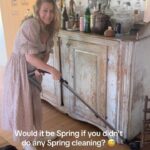 Alicia Silverstone Instagram - Oopsie.. a glass broke 🤷🏼‍♀️ #SpringCleaning #Spring