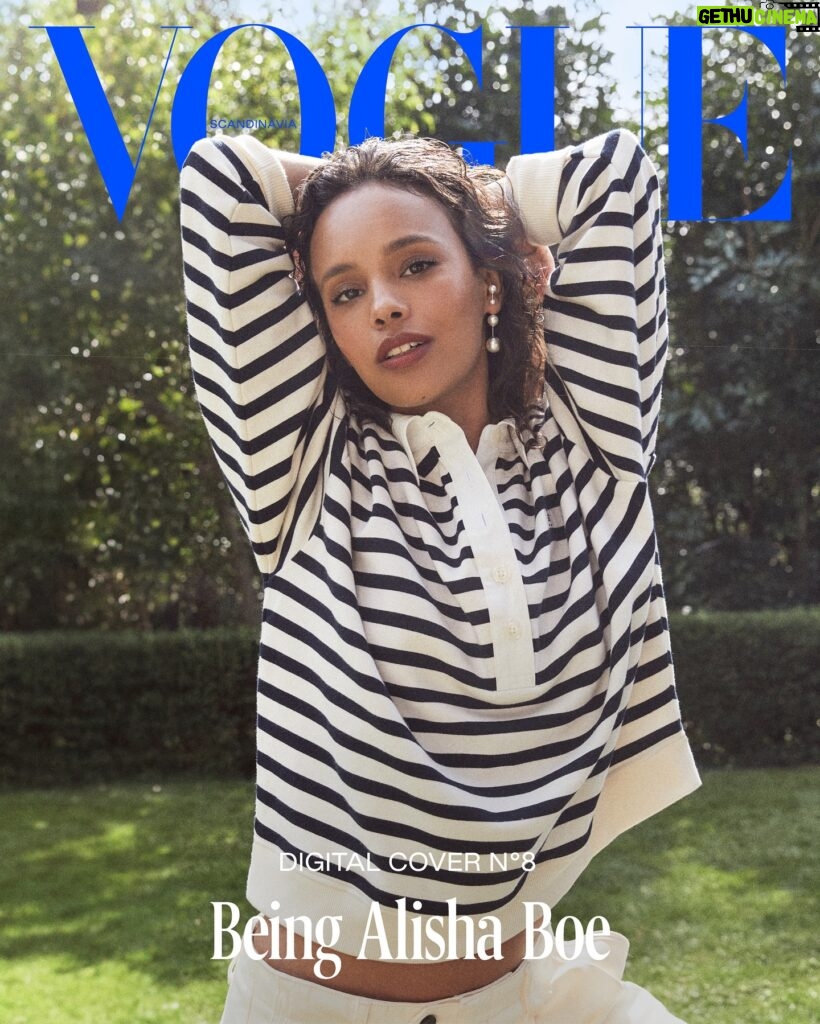 Alisha Boe Instagram - “I think the most frustrating thing for any young woman in any industry is not being taken seriously. Not being heard or listened to.” Our next digital cover star @alishaboe isn’t just a name – and a striking face – to note in the film and TV industry. The Norwegian-Somali actor of #TheBuccaneers and #13ReasonsWhy fame is proving to be one of its most articulate and resonant voices, too. It’s a voice the LA-based talent isn’t afraid to use as, in her words, a “young Black woman on set”, as she continues to advocate for herself and reckon with her evolving sense of identity. But Boe knows how to balance this hard work and heavy lifting with boundless fun – thanks to her ebullient spirit, sharp wit and megawatt smile. Tap the link in @voguescandinavia’s bio to read more. #AlishaBoe wears @tommyhilfiger Photographer: @colienarentmeester Words: @claremcy Stylists: @andamasha Makeup Artist: @amychinbeauty Hair Stylist: @ericka_verrett Set Designer: @kimficaro Production: @mollymurrayprods