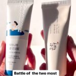 Alisha Rai Instagram - Battle of the most talked about korean sunscreens in the market 🫣 Pause to read all the deets! @roundlab.global Birch Moisturizing Sunscreen SPF 50 PA @beautyofjoseon_official Relief Sun: Rice Probiotics SPF50 PA Verdict? Both are amazing! They have different ingredients and highlighted key ingredients but ultimately perform the same way (protecting our skin from the sun. Comparing the two sunscreens, both have the same texture - creamy and lotion like! Round Lab does sink into the skin a lot quicker than BOJ’s sunscreen (which is a win for me). I can definitely tell that Round Lab is slightly more lightweight than BOJ’s sunscreen. Both are quite hydrating and look the same after application with a little bit more glow from BOJ. Disclaimer that they are not water resistant! Who would i recommend them to? Round Lab: All skin types and sensitive skin (especially dehydrated skin). Great for those looking for a quick and easy to blend spf with soothing benefits and hydration boost. Just be wary if you’re allergic to birch sap. It’s also vegan and cruelty-free Beauty of Joseon: Normal to dry skin types! Great for those looking to strengthen the skin barrier with added brightening benefits. Just be wary if you’re allergic to fermented ingredients. It is also vegan and cruelty-free •Which one would you try?