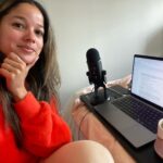 Alisha Wainwright Instagram - Instagram vs Reality 🤓 sometimes you’re all done up in a recording studio, but mostly you’re trying to find a quiet spot somewhere, anywhere 😅 My new podcast, When Science Finds a Way, is out now! Link in bio