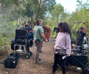 Alisha Wainwright Instagram - Bloody tears of joy! We made a movie. We also made fweeeeends 🤗
 #TheresSomethingWrongWithTheChildren is out now