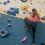 Alisha Wainwright Instagram - Some of my favorite moves of January 💃🏻 also I made a YouTube channel to document my climbing journey because I’m obsessed— follow at @ alishaboulders over there ☺️☺️