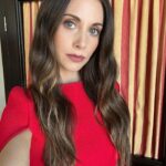 Alison Brie Instagram - Somewhere between Snow White and Little Red Riding Hood…Apples Never Fall 🍎 #applesneverfall