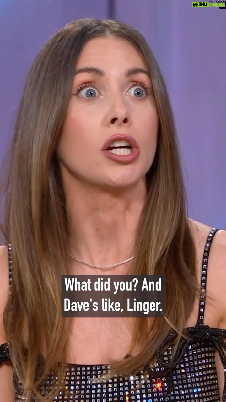 Alison Brie - 58.4K Likes - “LINGERRR” 🤣 #somebodyiusedtoknow