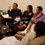 Alison Brie Instagram - What an honor to read the role of Chief Stewardess Paula for last night’s live read of @ruben_ostlund ‘s Triangle of Sadness. What a script!! What a group!! What a night!! @triangleofsad 🪨🛳️💩