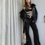 Alison Brie Instagram - happy girl doing Apples press #applesneverfall on @peacock march 14 🖤