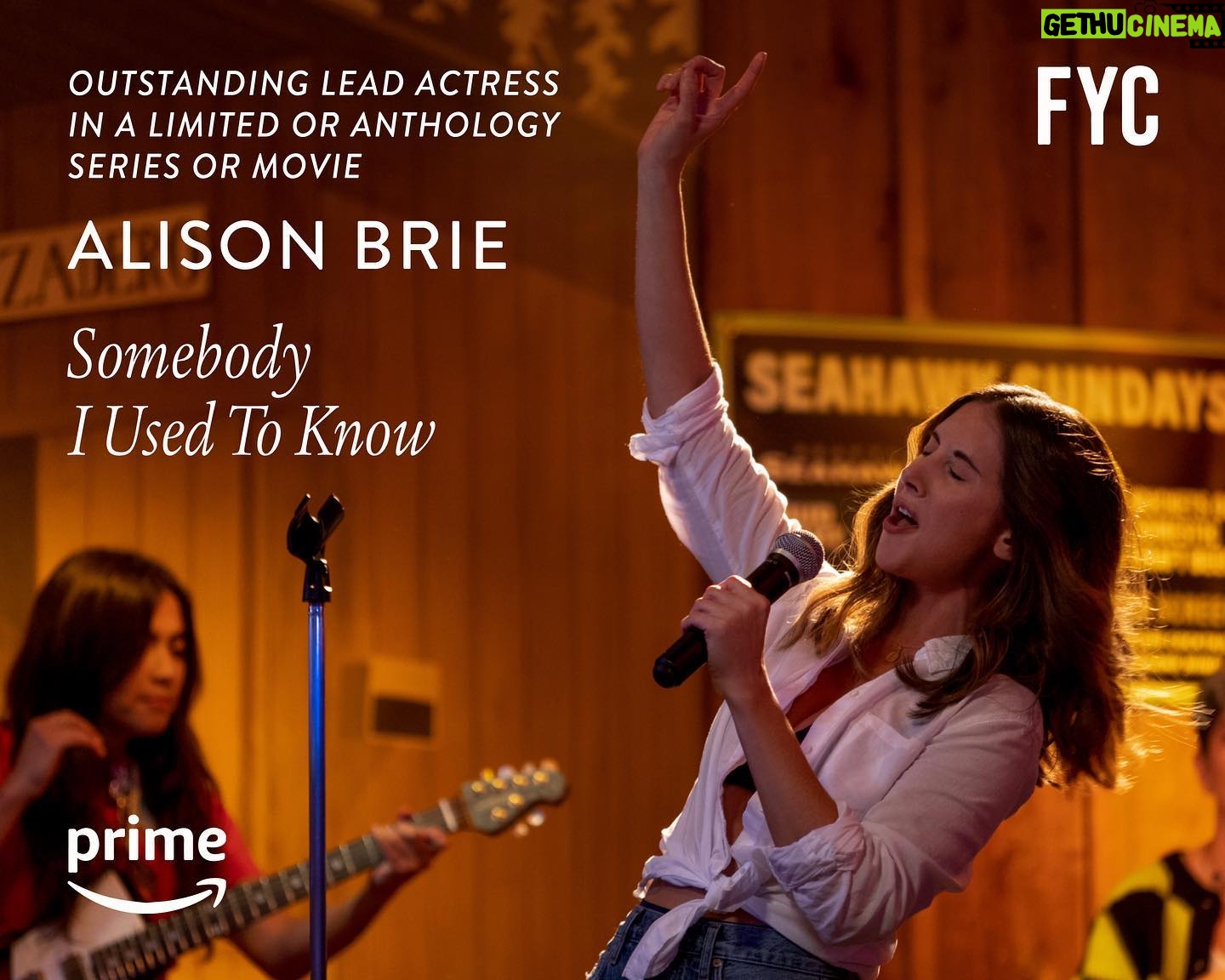 Alison Brie Instagram - If you’re still considering…consider THIS 🤷🏻♀️#somebodyiusedtoknow #fyc
