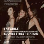 Alison Brie Instagram - JANUARY 13‼️ Los Angeles save the date for The GIRLS (@alisonbrie, @fifers3000 & @officialjguill) & @jonesstreetstation!! Get tickets now via lodgeroomhlp.com