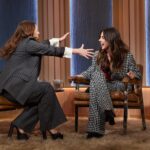 Alison Brie Instagram - Lots of love (and elegant suiting) on @thedrewbarrymoreshow today!! ❤️‍🔥 #somebodyiusedtoknow