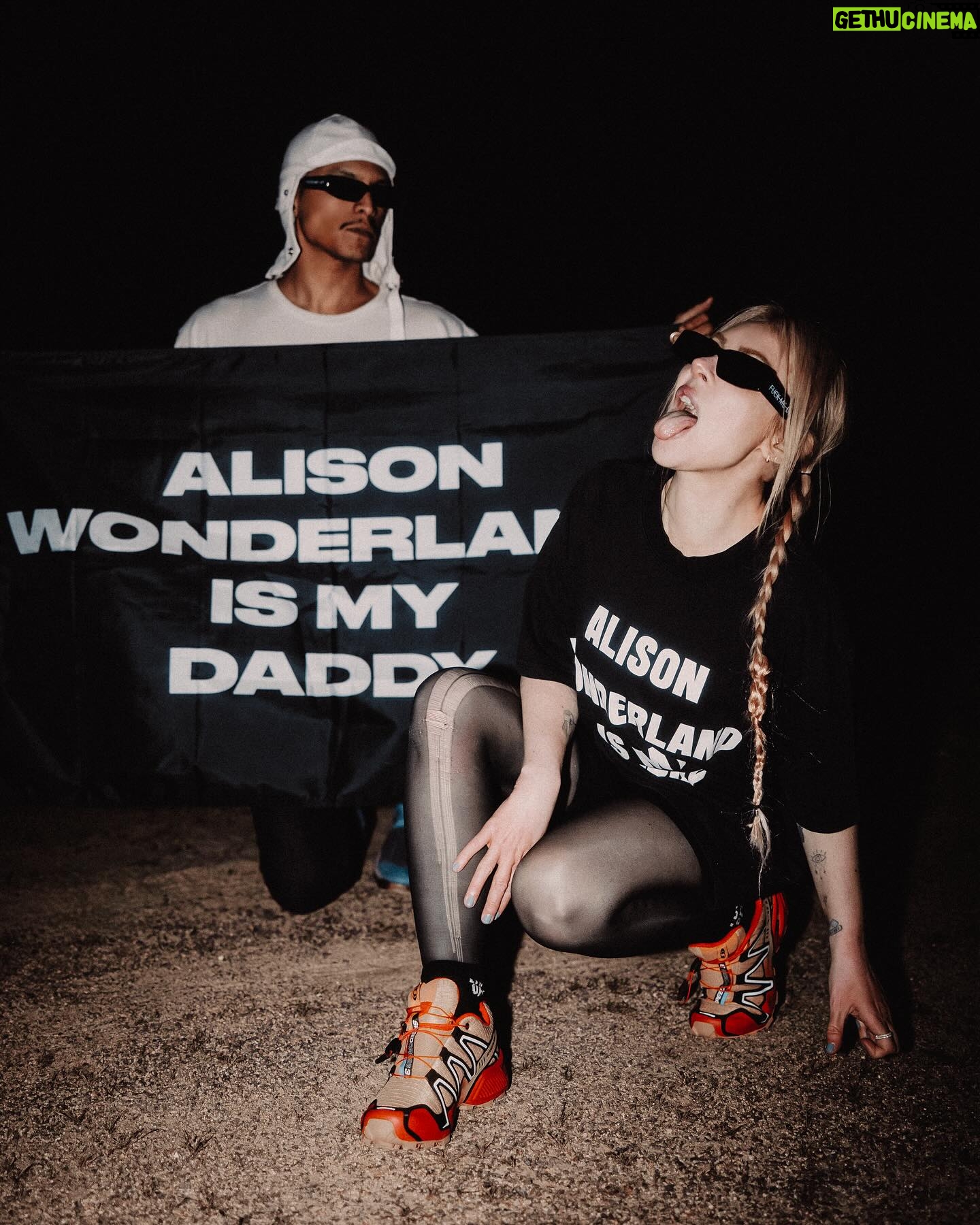 Alison Wonderland Instagram - DROPPING THIS FRIDAY 2PM PST: The “Father collection” featuring THE BEST SUNGLASSES EVER @sito.shades , ALISON WONDERLAND IS MY DADDY TEE, ALISON WONDERLAND IS MY DADDY FLAG. 😎I WILL BE GIVING AWAY 3 FLAGS AND 3 PAIRS OF GLASSES all you need to do is tag someone in the comments and like the post!!!! Will announce winners 10am PST Friday 😎 avail On www.fmuoasl.com