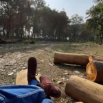 Alivia Sarkar Instagram - Behind the scenes amidst breathtaking mountain views. Abar Awronner Din Ratri Releasing on 5th April, 2024 @ your nearest theatres ♾️💫 🏔️ #ShootingDays #MemoriesInTheMaking